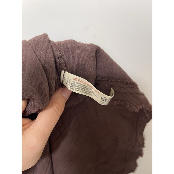 Free People Verbena Midi Dress Chocolate Brown Size Large NWOT - Picture 12 of 13